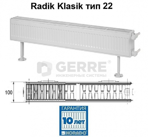 Стальной панельный радиатор Korado Radik Klasik 22-2140 RADIK KLASIK