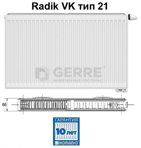 Стальной панельный радиатор Korado Radik VK 21-4090 RADIK VK