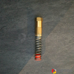 Клапан приемный шаровый G 3/8, Ду 10, с дистанционной спиралью и шариком из нержавеющей стали 