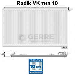 Стальной панельный радиатор Korado Radik VK 10-6050 