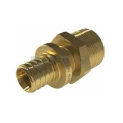Соединитель латунный с наружной резьбой UltraLine 25 НР R3/4&quot; 