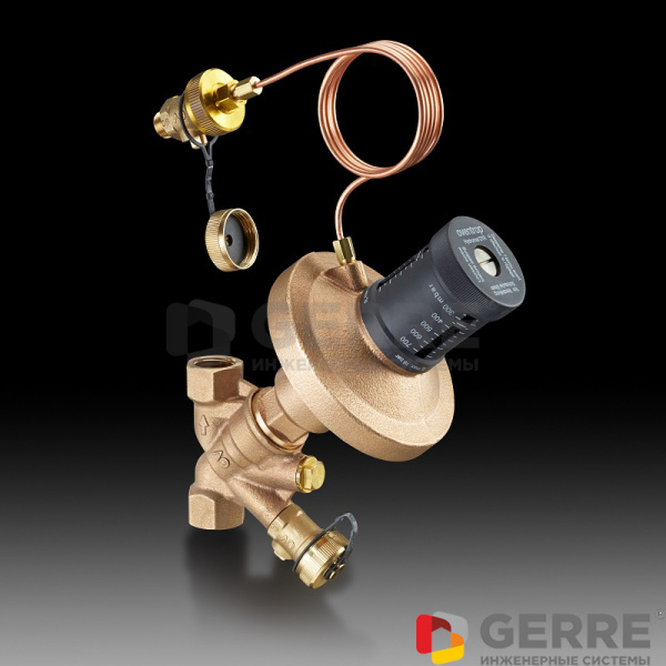 Регулятор перепада давления Hydromat DTR Ду20, 3/4"ВР, 250-700мбар, бронза Регуляторы Hydromat