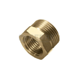 Соединитель двухсторонний редукционный латунный G3/4&quot; НР x G1/2&quot; ВР 