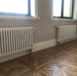 Радиатор стальной трубчатый Irsap TESI, высота 0565, 3 трубки, 18 секций, подключение Т25, цвет белый (новый арт. RR305651801A425N) 