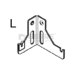 Настенный кронштейн, левый, для 10 и 11 типов радиаторов METEOR, высотой 300-900 мм Комплектующие к радиаторам METEOR