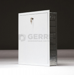 Шкаф распределительный встроенный &quot;мини&quot; ТМК ШРМ-2 550 х 592 мм (до 7 отводов) 