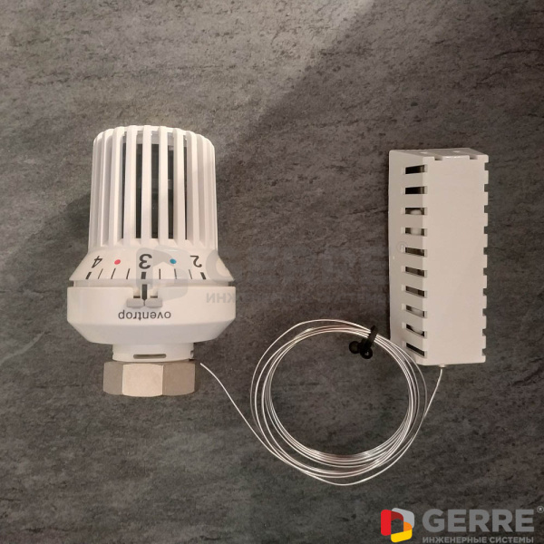 Термостат "Uni XH" 7-28 C, * 1-5, с дистанционным датчиком 2м белый Термостаты Oventrop