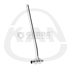 Тройник латунный Push с трубкой Cu Ø15, никелированный, Lmin.= 300 мм, 12 х 2/ 12 х 2 Фитинги и комплектующие для труб из сшитого полиэтилена KAN-therm (Польша)