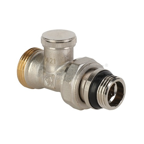 Клапан настроечный прямой с самоуплотняющимся кольцом MVI 1/2" с выходом под евроконус Запорная арматура MVI