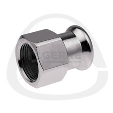 Соединитель с внутренней резьбой press, 35 x Rp1 Фитинги и комплектующие для оцинкованных труб KAN-therm (Польша)