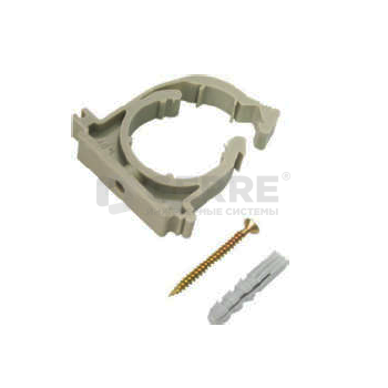 Хомут пластмассовый DN 40 с фиксатором Фитинги и комплектующие для полипропиленовых труб KAN-therm (Польша)