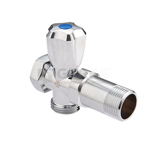 Вентиль-тройник для подключения сантехнических приборов MVI 3/4" внутренняя-наружная-наружная Запорная арматура MVI