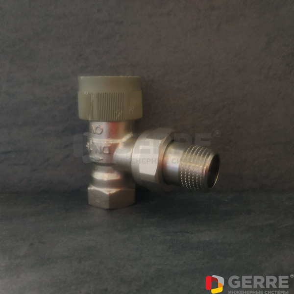 Термостатический вентиль серии "ADV 6" Ду 15, 1/2, угловой Oventrop