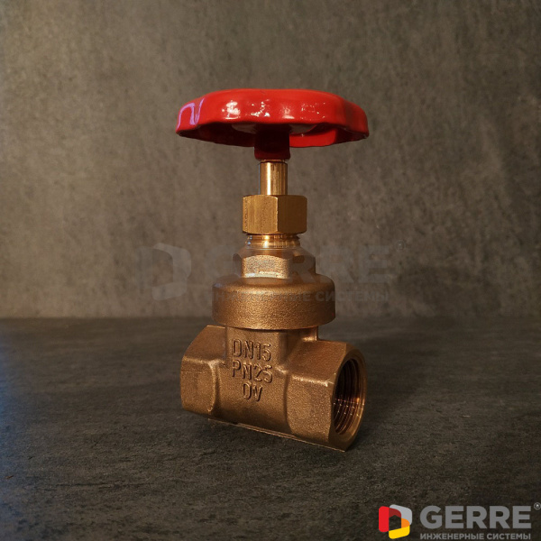 Задвижка муфтовая "Hygate ATB" Ду65, R 2 1/2"ВР,  латунь Задвижки фланцевые