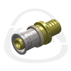 Соединитель переходной Press х Push, 18x2,5/ 16x2 
