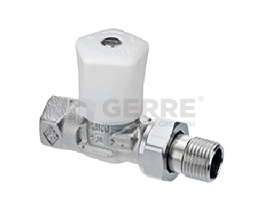 Ручной радиаторный клапан Heimeier Mikrotherm, Dn 15, прямой Ручные радиаторные клапаны Heimeier (Германия)