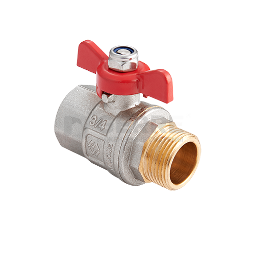 Кран шаровый полнопроходной MVI 1/2" внутренняя-наружная, бабочка Запорная арматура MVI