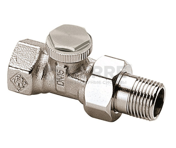 Радиаторный запорно-регулирующий клапан Heimeier Regutec, проходной, Dn 15 (1/2") Запорные радиаторные клапаны Heimeier (Германия)