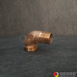 Cofit S присоединительный угольник бронза, G 3/4&quot;НР x Rp 1/2&quot;ВР 