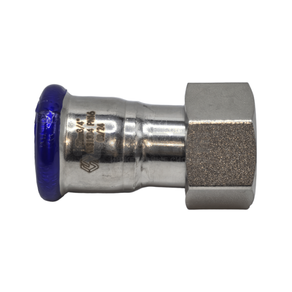 Пресс-фитинг с накидной гайкой MVI, 35х1 1/2 (нержавеющая сталь) Система из нержваещей стали MVI