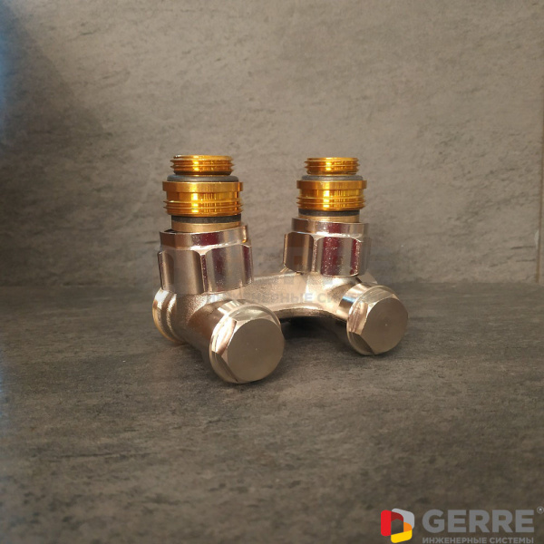 Присоединительный узел Multiflex F ZBU 1/2" НР x 3/4" НР, угловой, для слива Multiflex