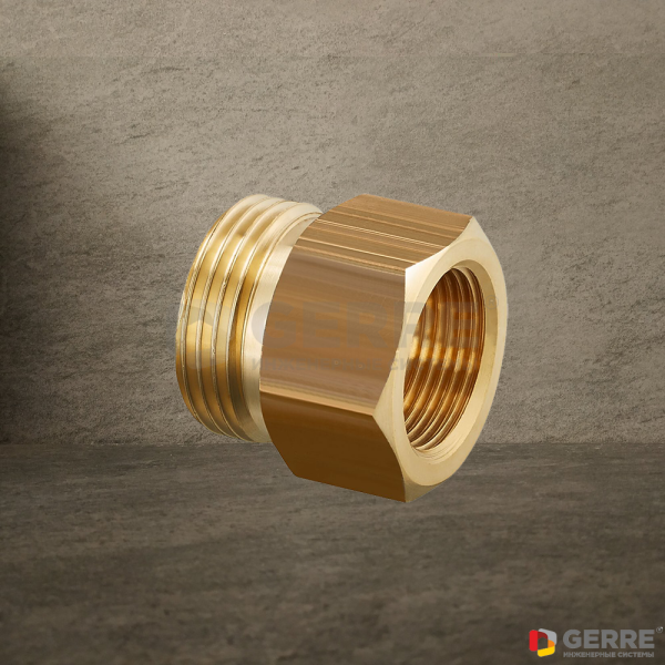 Присоединительный элемент G1" НР x Rp 3/4", 34 мм Комплектующие для котельных Oventrop (Германия)