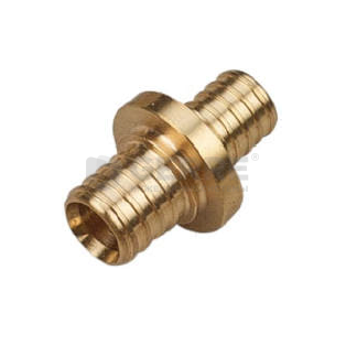 Соединитель двусторонний под натяжное кольцо 18x2,5/14x2 латунный редукционный Фитинги и комплектующие для труб из сшитого полиэтилена KAN-therm (Польша)