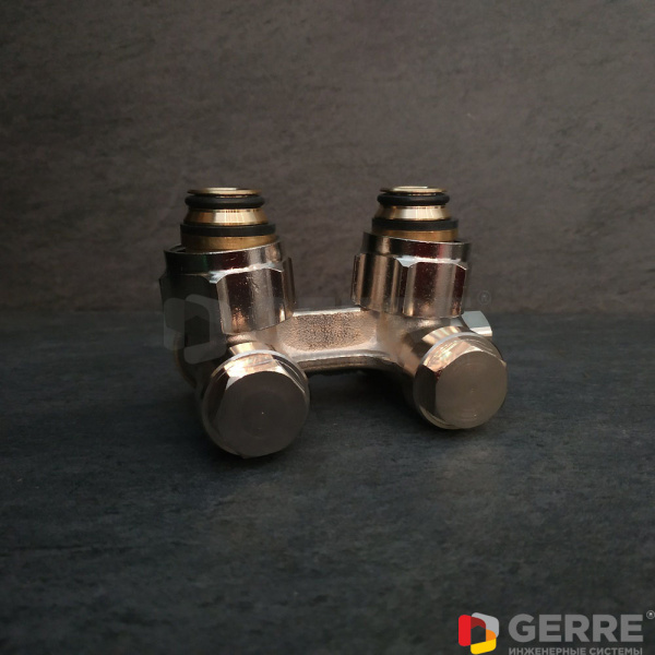 Присоединительный узел Multiflex F ZBU 3/4"НГ x 3/4"НР, угловой, для слива Multiflex