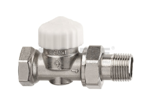 Термостатический клапан Heimeier Calypso Exact, с преднастройкой, DN 10(3/8"), проходной, латунь Термостатические клапаны Heimeier (Германия)