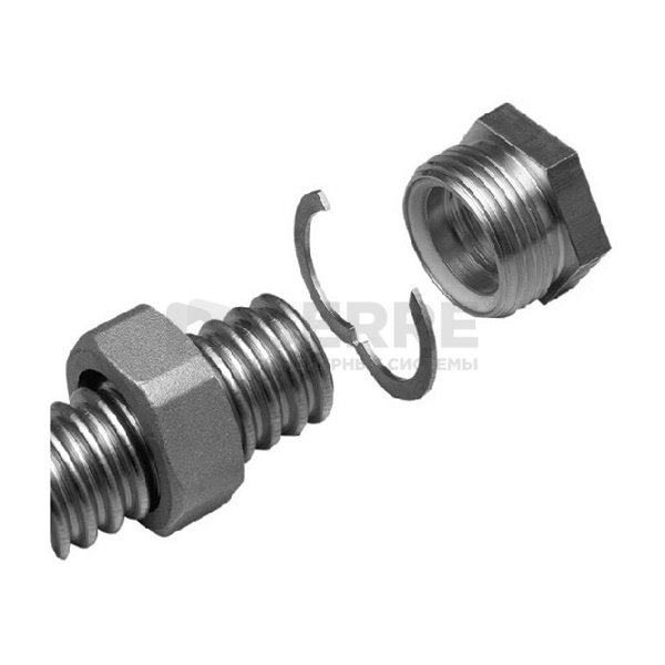 Комплект концевого фитинга Meibes FixLock DN 12, 3/8" ВР Meibes