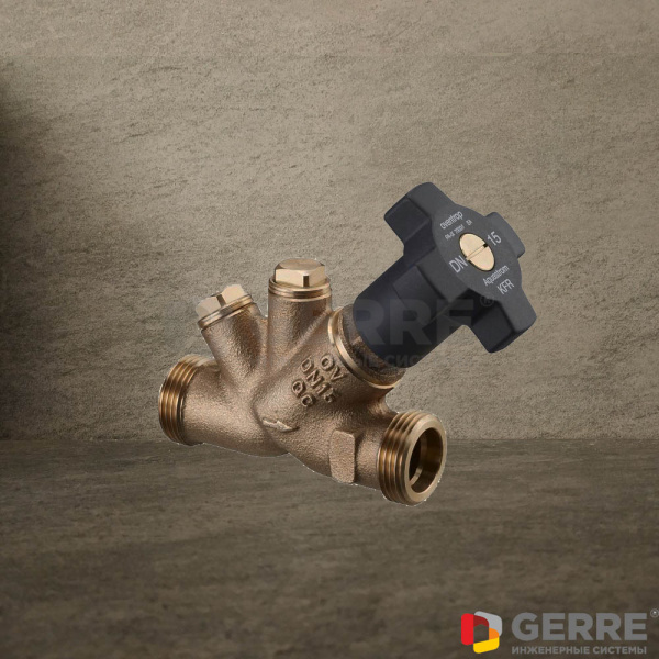 Вентиль Aquastrom KFR Ду40, G 1 3/4" x G 1 3/4", без спускного штуцера Вентили Aquastrom
