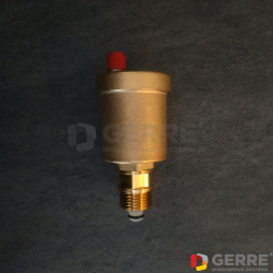 Воздухоотводчик с автозапором Ду15, 1/2&quot;НР, латунь 