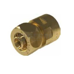 Соединитель латунный свинчиваемый с резьбой внутренней UltraLine - 14 PB G1/2&quot; 
