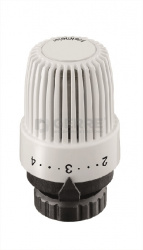 Термостатическая головка Heimeier S для клапанов типа Danfoss RA , диапазон 6-28 °C, настройка 1-5, белая 
