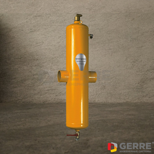 Сепаратор микропузырьков и шлама Spiroterm Spirocombi Hi-flow DN 250 под сварку SpiroCombi