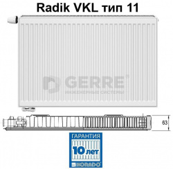 Стальной панельный радиатор Korado Radik VKL 11-4180 