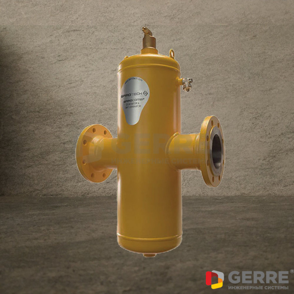 Сепаратор микропузырьков и шлама Spiroterm Spirocombi DN 065 под фланец SpiroCombi