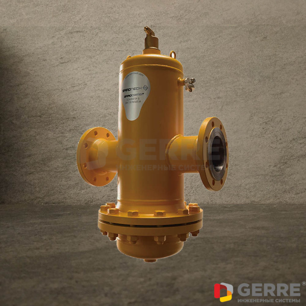 Сепаратор микропузырьков и шлама Spiroterm Spirocombi разъемный корпус DN 125 под фланец SpiroCombi