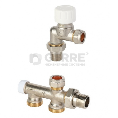 Узел бокового подключения MVI 1/2"x3/4" Евроконус Запорная арматура MVI