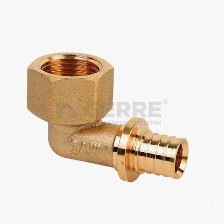 Угольник аксиальный с внутренней резьбой MVI 16x1/2" Фитинг аксиальный MVI