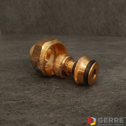 Cofit S присоединительный набор для трубы &quot;Copipe&quot;, 20x2,5мм x G3/4&quot; НГ, никелированные 