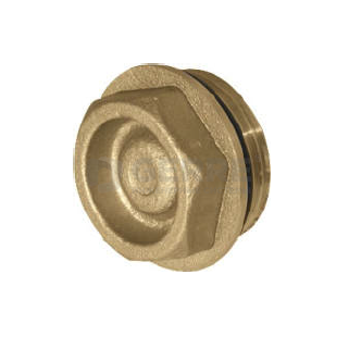 Заглушка с наружной резьбой G 1" Коллекторные группы KAN-therm