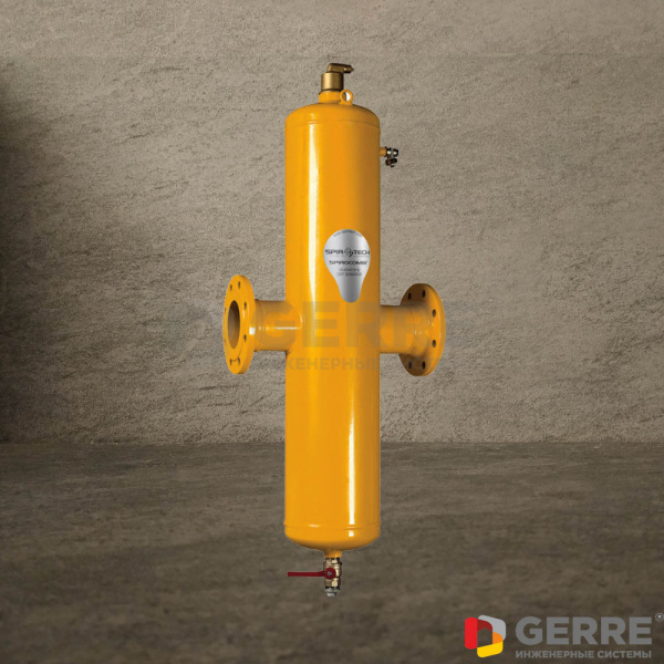 Сепаратор микропузырьков и шлама Spiroterm Spirocombi Hi-flow DN 250 под фланец SpiroCombi