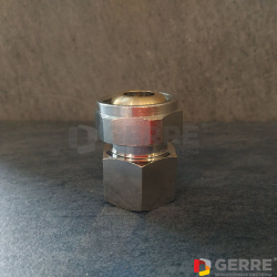 резьбовое соединение G 3/4 НГ x Rp 1/2 ВР из латуни, никелированное 