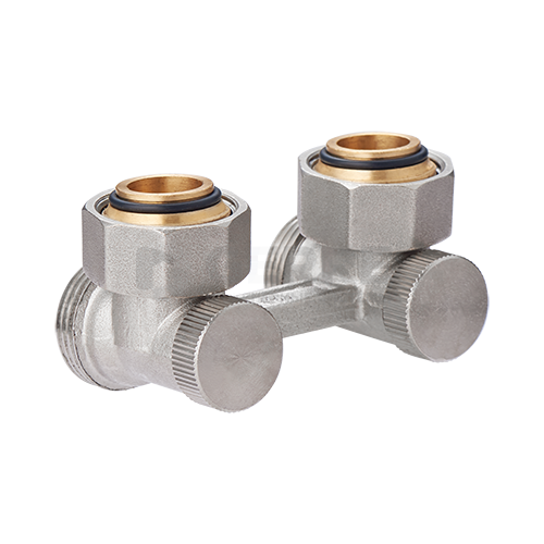 Узел нижнего подключения угловой, для двухтрубных систем MVI 3/4"x3/4" Запорная арматура MVI