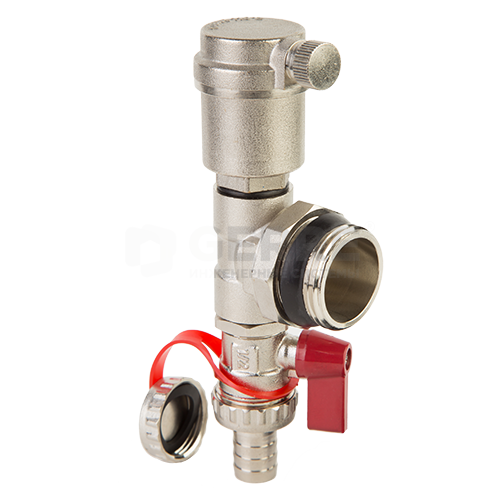 Конечный элемент для коллектора с автоматическим воздухоотводчиком Запорная арматура MVI