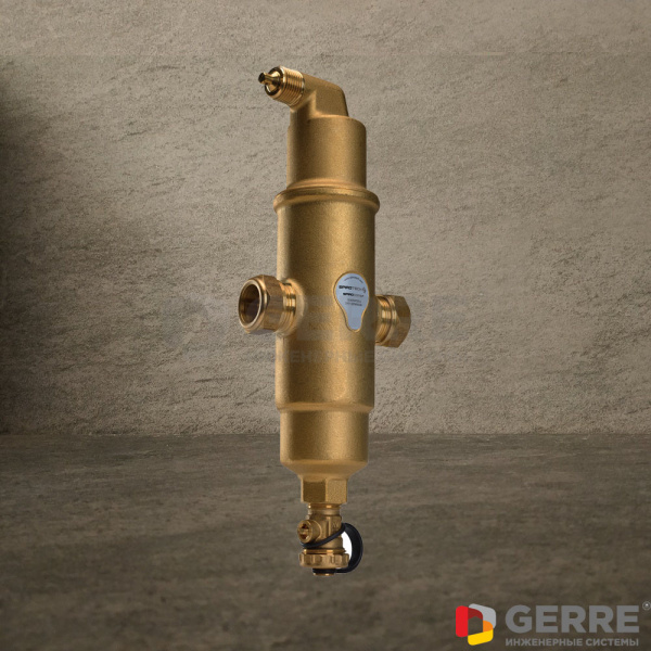 Сепаратор микропузырьков и шлама Spiroterm Spirocombi /110°C/ G1/ латунь SpiroCombi