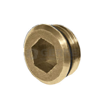 Заглушка новая НР G1/2" (с гнездом под имбусовый ключ) Комплектующие для теплых полов KAN-therm (Польша)