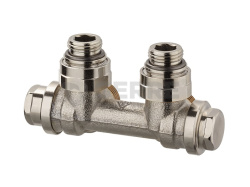 Узел нижнего подключения радиаторов Heimeier Vecotec Eclipse угловой Rp1/2&quot; 