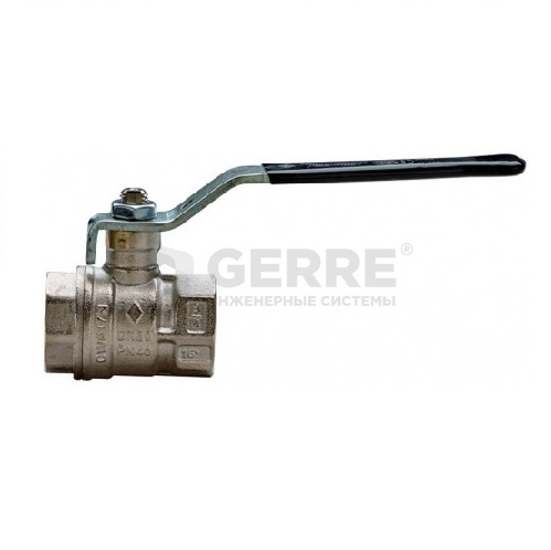 Кран шаровый Rubinetterie Bresciane Uni-Sfer серия 1500 1/2" вн/вн резьба, стальная рукоятка Шаровые краны Rubinetterie Bresciane UNI-SFER серия 1500